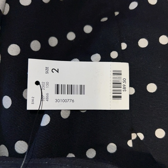 NWT The Limited Polka Dot Sleeveless Mini Dress With Belt 19 - Picture 5 of 7